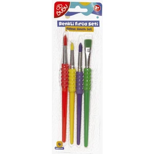 Soft Touch 4`lü Canlı Renkler Fırça Seti - FR0006