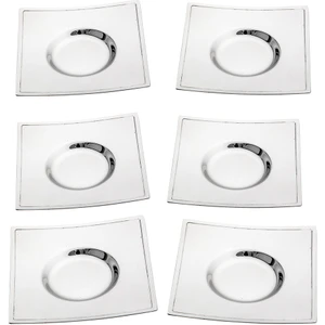 Timeless Cubic 6'lı Çay Tabağı Seti