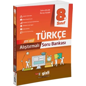 Gizli Yayınları 8. Sınıf Türkçe Lgs Yeni Nesil Alıştırmalı Soru Bankası