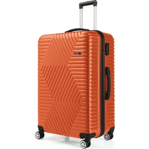 G&d Polo Suitcase Abs Turuncu Büyük Boy Valiz 600.15-B