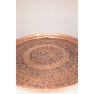 Sinici Bakırcılık Bakır Kahvaltılık Sunum Tepsi