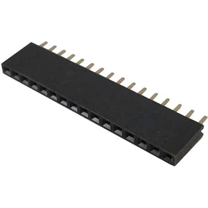 1X16 Dişi Header 16 Pin 180 Derece