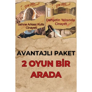 Dedektif Oyunu, Dehşetin Yalısında Cinayet, Sahne Arkası: Kulis Cinayeti Avantajlı Paket
