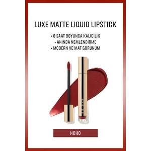 Bobbi Brown Luxe Matte Liquid Lipstick - 8 Saate Kadar Kalıcı Nemlendirme Etkili Likit Mat Ruj - Noho - 6ml