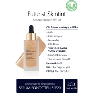 Estee Lauder Futurist Skintint Serum Fondöten SPF 20 Renk:2c0 Cool Vanilla 30 ml
