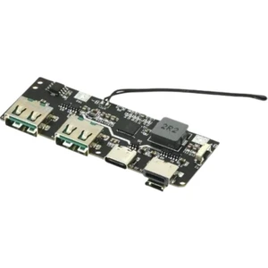 Çift USB 5V 22.5W Ledli Micro Type-C Powerbank Modülü