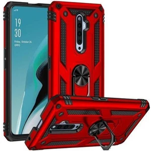 Oppo Reno 2z Kılıf Vega Yüzüklü Standlı Darbe Korumalı