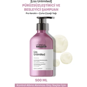 L'oreal Professionnel Serie Expert Liss Unlimited Elektriklenme Karşıtı ve Yumuşaklık Veren Şampuan 500 ml