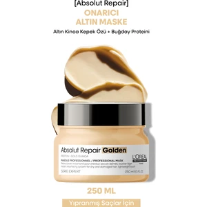 L'oreal Professionnel Serie Expert Absolut Repair Yıpranmış Saçlar için Onarıcı Altın Maske 250 ml