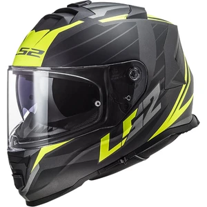 Ls2 Storm 2 Nerve Mat Siyah-Neon Sarı Kask