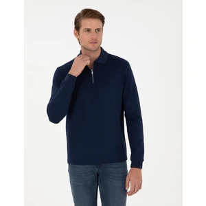 Pierre Cardin Erkek Lacivert Regular Fit Sweatshirt 50296504-VR033