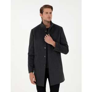 Pierre Cardin Erkek Antrasit Slim Fit Palto 50291020-VR006