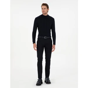 Pierre Cardin Erkek Siyah Slim Fit Kanvas Pantolon 50299517-VR046