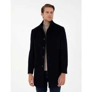 Pierre Cardin Erkek Lacivert Slim Fit Palto 50291020-VR033