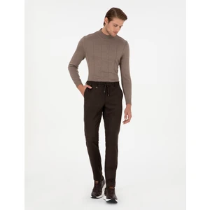 Pierre Cardin Erkek Kahverengi Ex. Slim Fit Kumaş Pantolon 50292939-Vr029