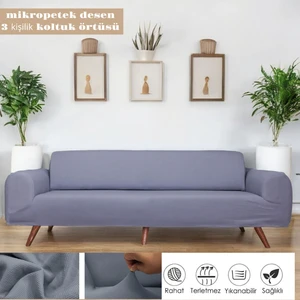 Btf Home Likrali Esnek 3 Kişilik Koltuk Örtüsü Streç Lastikli Çekyat kanepe örtüsü Kanepe Kılıfı