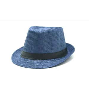 Salar Ticaret Unisex Koyu Mavi Fötr Föter Michael Jackson Şapka 56-58 cm 58 cm