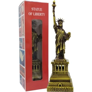 Usa Amerika Özgürlük Heykeli 32cm Biblo Ev Ofis Dekoru Süsü Hediyelik Eşya