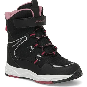 Koke 3pr Cırtlı Kız Çocuk Outdoor Bot Siyah Pembe