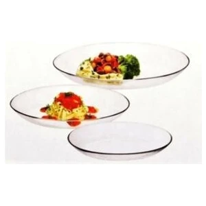 96501 Invatıon 3 Lü Kayık Tabak Seti