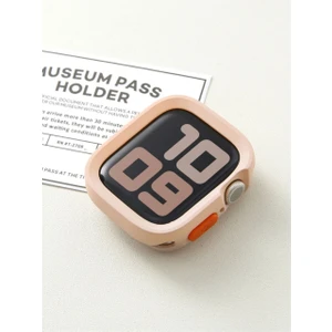 Apple Watch Uyumlu 5 6 7 8 9 45MM Kılıf Kasa ve Ekran Koruyucu 360 Tam Koruma Kapak