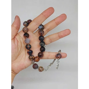 Yaşam Tohumu Akik Taşı 17LIK Efe Tesbih 12MM (53388)