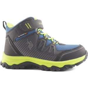 U.S. Polo Assn. Bold Jr 4pr Grı Erkek Çocuk High Sneaker