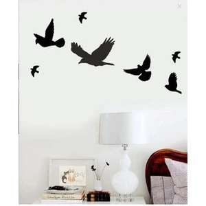 Exalted Hawk Ahşap Dekoratif Kuş 7 Adet Set