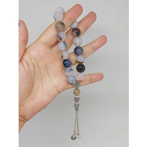 Yaşam Tohumu Akik Taşı 17LIK Efe Tesbih 12MM (53384)