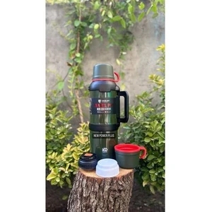 4 Litre 48 Saat Sıcak Soğuk Dağcı Termos Asker Yeşili