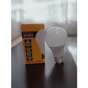 20 Li Beyaz LED Ampul 9W-60W E27