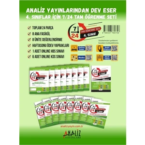 Analiz Yayınları 4. Sınıf Seti 7/24