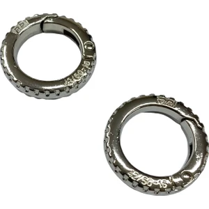 Metal Yaylı Çanta Klipsi 1 Çift 2,5 cm Lxs6