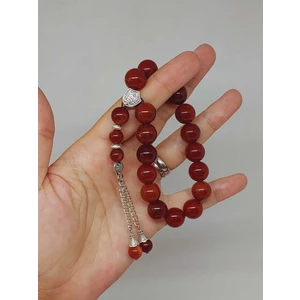 Yaşam Tohumu Akik Taşı 17LIK Efe Tesbih 11MM (53374)