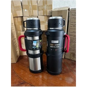 Safe 2.5 Litre Süzgeçli Termos Yüksek Kaliteli Büyük Kapasiteli Paslanmaz Çelik