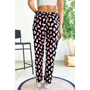 Dreamy Soft Kadife Dokulu Desenli Süet Pijama Altı Pantolon