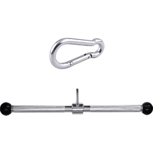 Profesyonel Lat Triceps Bar 50 cm Kanca Hediyeli