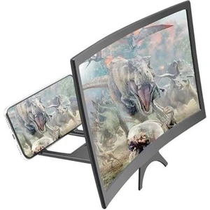 Curved Model Katlanabilir 3D Ekran Büyütü Cü Amplifikatör Projektör Standı Tüm Akıllı Telefon