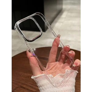 iPhone 16 Pro Max Kılıf Sararmaz Sert Pc Ultra Ince Şeffaf Kamera Koruma Çıkıntılı Hoparlör Toz Korumalı