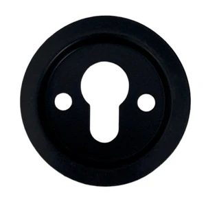 Seas Door Çelik Kapı Çelik Rozet Tası - Mat Siyah