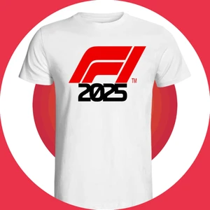 Nice Work By Nice Hands Formula 1 Tasarımlı 2025 Özel Koleksiyon Ön Taraf Baskılı Beyaz T-Shirt Tişört