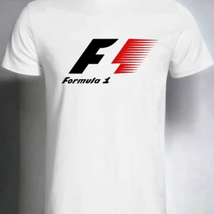 Nice Work By Nice Hands Formula 1 Tasarımlı 2025 Özel Koleksiyon Ön Taraf Baskılı Beyaz T-Shirt Tişört