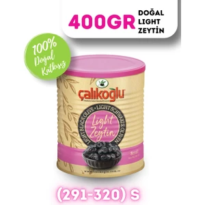 Doğal Light Siyah Zeytin 400 gr (291-320) S
