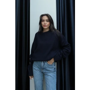 Lacivert Kelly Oversize Kazak