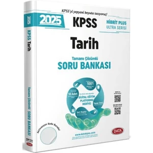 Data Yayınları 2025 KPSS Hibrit Plus Ultra Serisi Tarih Soru Bankası - Karekod Çözümlü