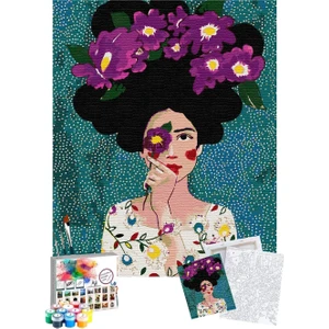 Sayılarla Boyama Seti 40 x 50 cm Tuval Şasesine Gerili Yenilenmiş