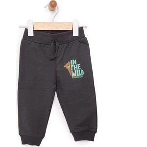 HelloBaby Basic Ayı Baskılı Az Şardonlu Eşofman Alt Unisex