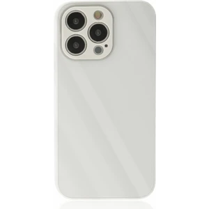 Apple iPhone 13 Pro Kılıf Kamera Korumalı Arkası 9h Temperli Cam Yüzey Soft Tasarım Glass Kapak
