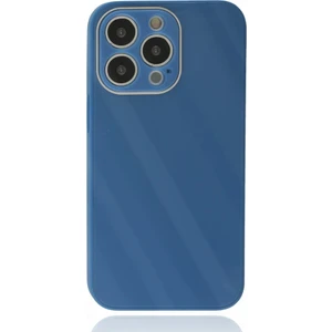 Apple iPhone 13 Pro Max Kılıf Kamera Korumalı Arkası 9h Temperli Cam Yüzey Soft Tasarım Glass Kapak