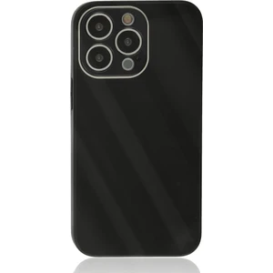Apple iPhone 14 Pro Kılıf Kamera Korumalı Arkası 9h Temperli Cam Yüzey Soft Tasarım Glass Kapak